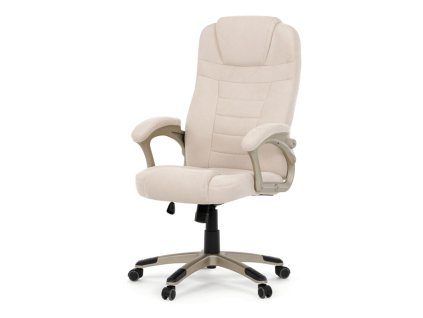 Kancelářské křeslo LOUNGE - látka, béžová / champagne (Barva Béžová)