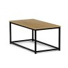 Konferenční stůl ELVA - MDF, kov, více barev (Barva Přírodní)