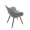 Jídelní židle PENNY - šedá látka (Barva Šedá)