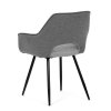 Jídelní židle PENNY - šedá látka (Barva Šedá)