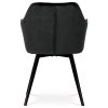 Jídelní židle GIOVANNI - samet, více barev (Barva Černá)