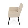 Jídelní židle KLAUDIE - látka, více barev (Barva Béžová)