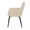 Jídelní židle KLAUDIE - látka, více barev (Barva Béžová)