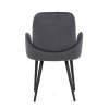 Jídelní židle ANNIE - šedá látka (Barva Šedá)