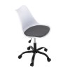 Kancelářská židle DANIELLE - plast, samet, více barev (Barva Šedá)