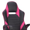 Herní židle NEXURA - ekokůže, černá / růžová (Barva Černá)