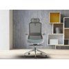 kancelarska zidle bessel sedy plast modra 415669