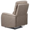 Polohovací TV křeslo KIVA - béžová látka (Barva Šedá)