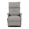 Polohovací křeslo, elektrické kabelové ovládání, krémová, látka, TV-5482 CRM2 (Barva Krémová)