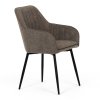 Jídelní židle CHIARA - látka, více barev (Barva Šedá)