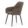 Jídelní židle CHIARA - látka, více barev (Barva Šedá)