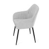 Jídelní židle CHIARA - látka, více barev (Barva Šedá)