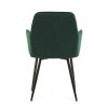 Jídelní židle SIREL - samet, více barev (Barva Černá)