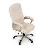 Kancelářské křeslo LOUNGE - látka, béžová / champagne (Barva Béžová)