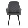 Jídelní židle SIREL - samet, více barev (Barva Černá)