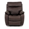 Polohovací TV křeslo SOLARI s elektrickým ovládáním - látka vintage, více barev (Barva Hnědá)