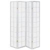 Paraván FRACTA - 4dílný, masiv, textilie, více barev