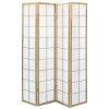 Paraván FRACTA - 4dílný, masiv, textilie, více barev