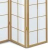 Paraván FRACTA - 4dílný, masiv, textilie, více barev