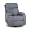 Polohovací TV křeslo ERGODO EPICO - látka, šedá