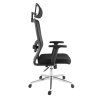 Kancelářská židle ERGODO SPINEO - látka, síť, černá