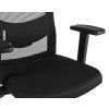 Kancelářská židle ERGODO SPINEO - látka, síť, černá
