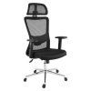 Kancelářská židle ERGODO SPINEO - látka, síť, černá