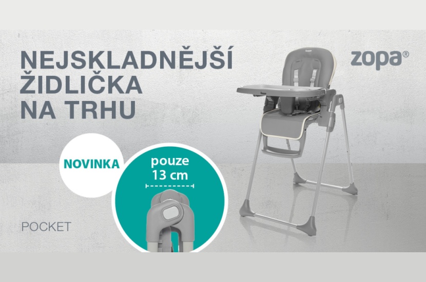 Zopa, Pocket, nejskladnější židle na trhu.