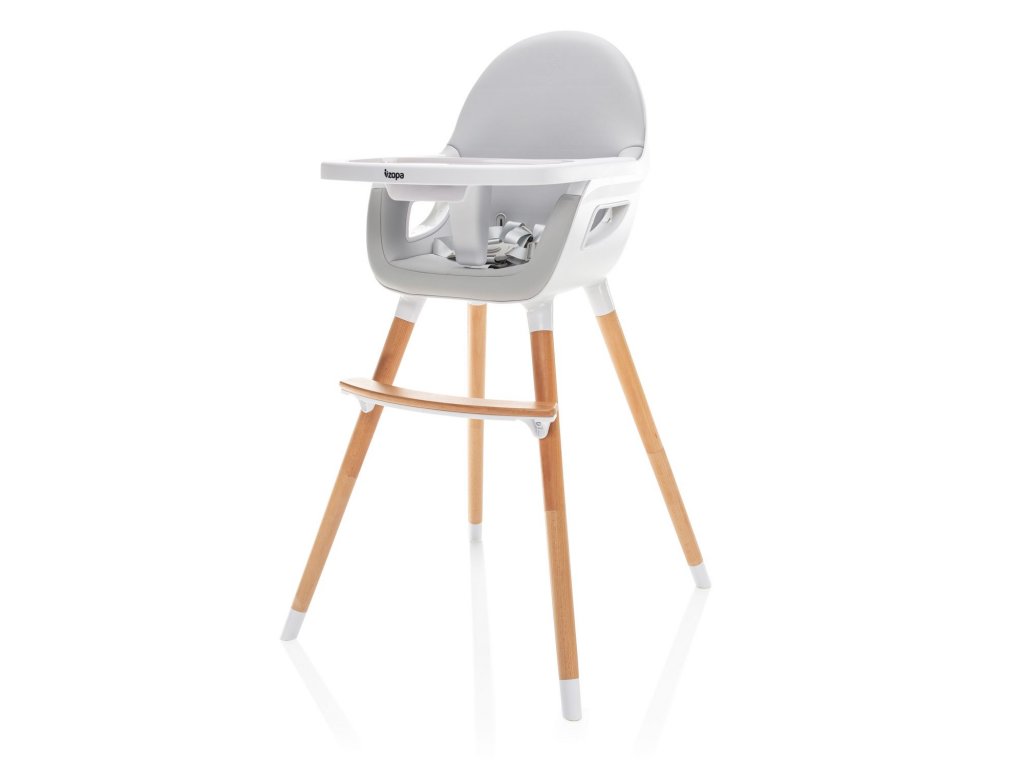 Zopa dětská židlička Dolce 2   Grey/White
