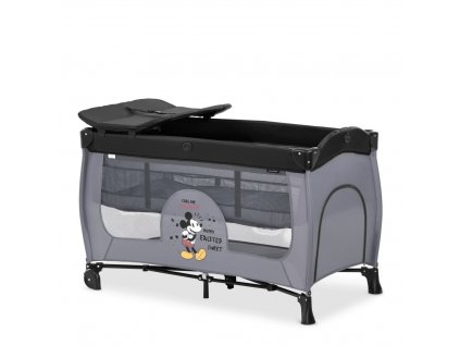 hauck cestovni postylka s pultem sleep n play center mickey mouse grey