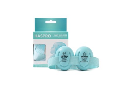 haspro hearing protection baby sluchatka na usi 0m mint