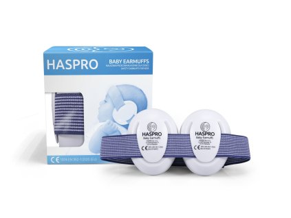 haspro hearing protection baby sluchatka na usi 0m modra