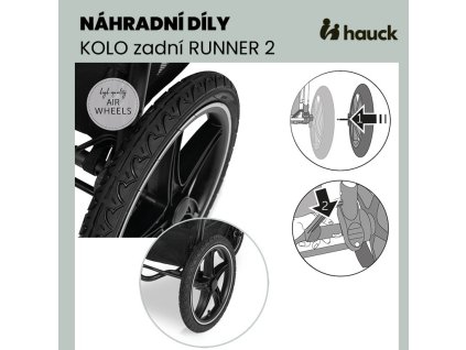 hauck kolo zadni runner 2 leve
