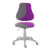 Dětská rostoucí židle Alba Fuxo S-line šedá-fialová