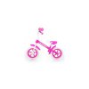 Milly Mally Dragon Pink s brzdou