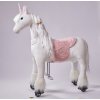 H410P Ponnie Unicorn Merlin M pink saddle braids