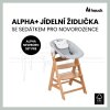 hauck alpha drevena zidle novorozenecky set pre 0m nature grey