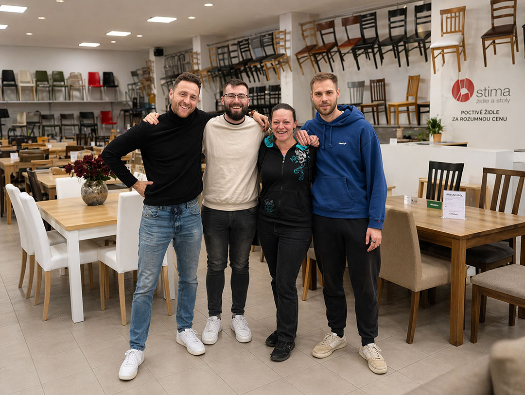 Showroom zidlestoly.cz v Humpolci