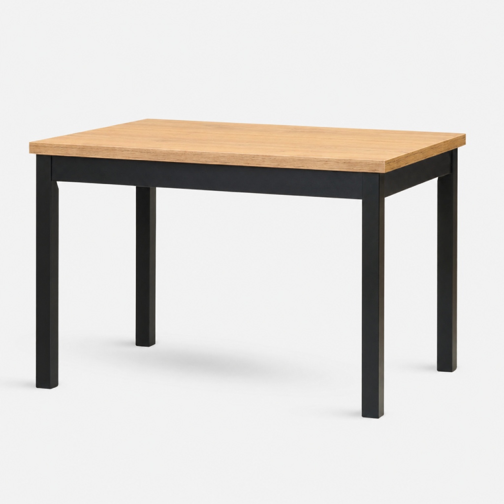 Levně Stima Stůl W21 Rozměr: 140x80 + 40 cm, Odstín: Buk, Odstín podnože: Černá