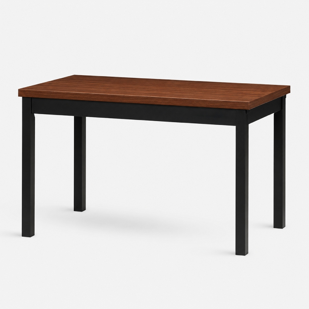Levně Stima Stůl W21 Rozměr: 120x80 + 40 cm, Odstín: Tmavě Hnědá, Odstín podnože: Černá