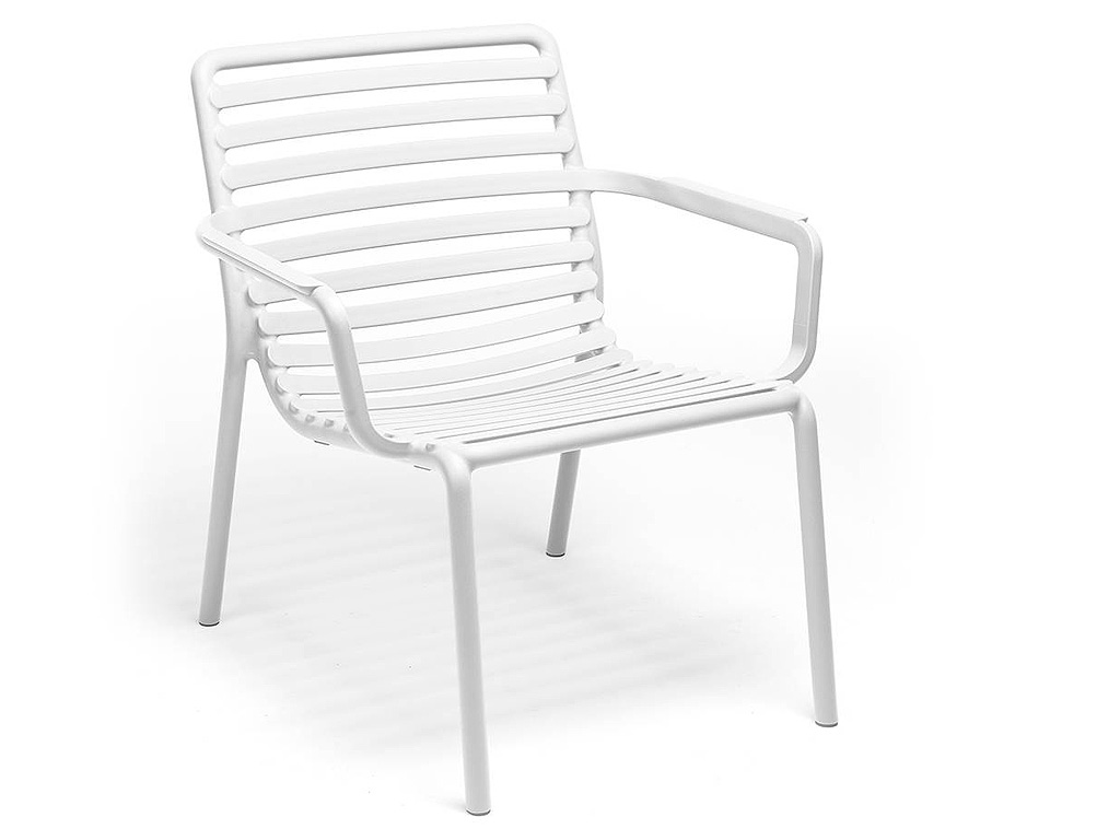 Levně Nardi Plastové venkovní křesílko DOGA RELAX Odstín: Bianco