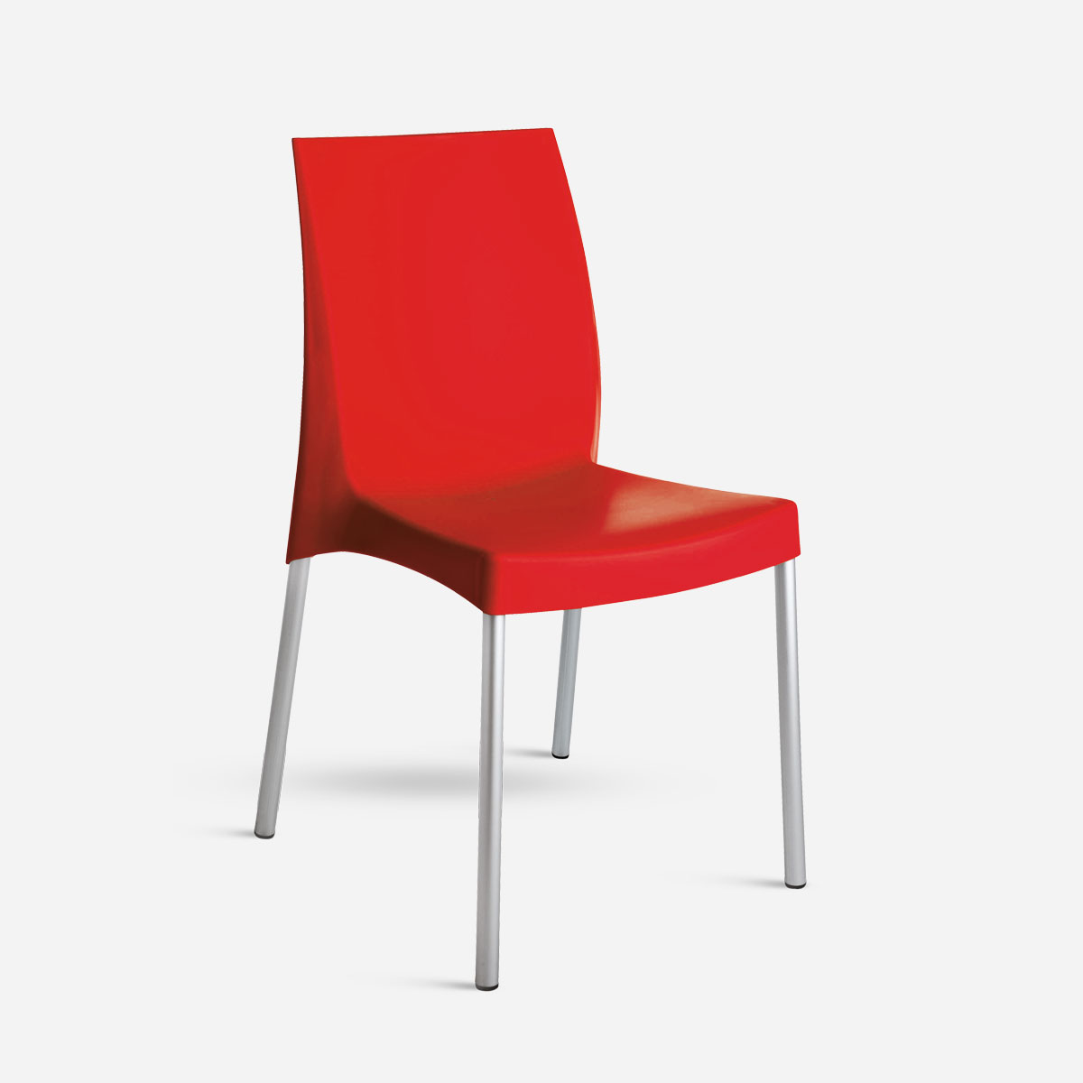 Levně Stima Plastová židle BOULEVARD Odstín: Rosso
