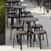 NARDI Stack Mini Combo 5 Piece Outdoor Seats Table Set Terra