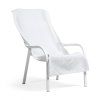 osuska s kreslem Net lounge bianco
