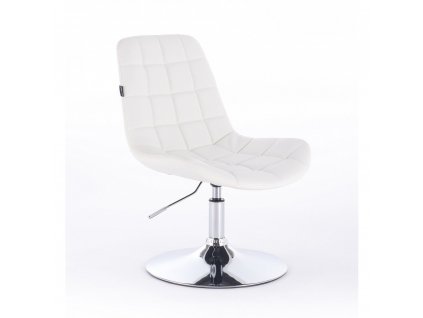 Židle PARIS na kulaté podstavě - bílá