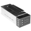 Zámek elektromagnetický s pomocným kontaktem, 12-24V AC/DC