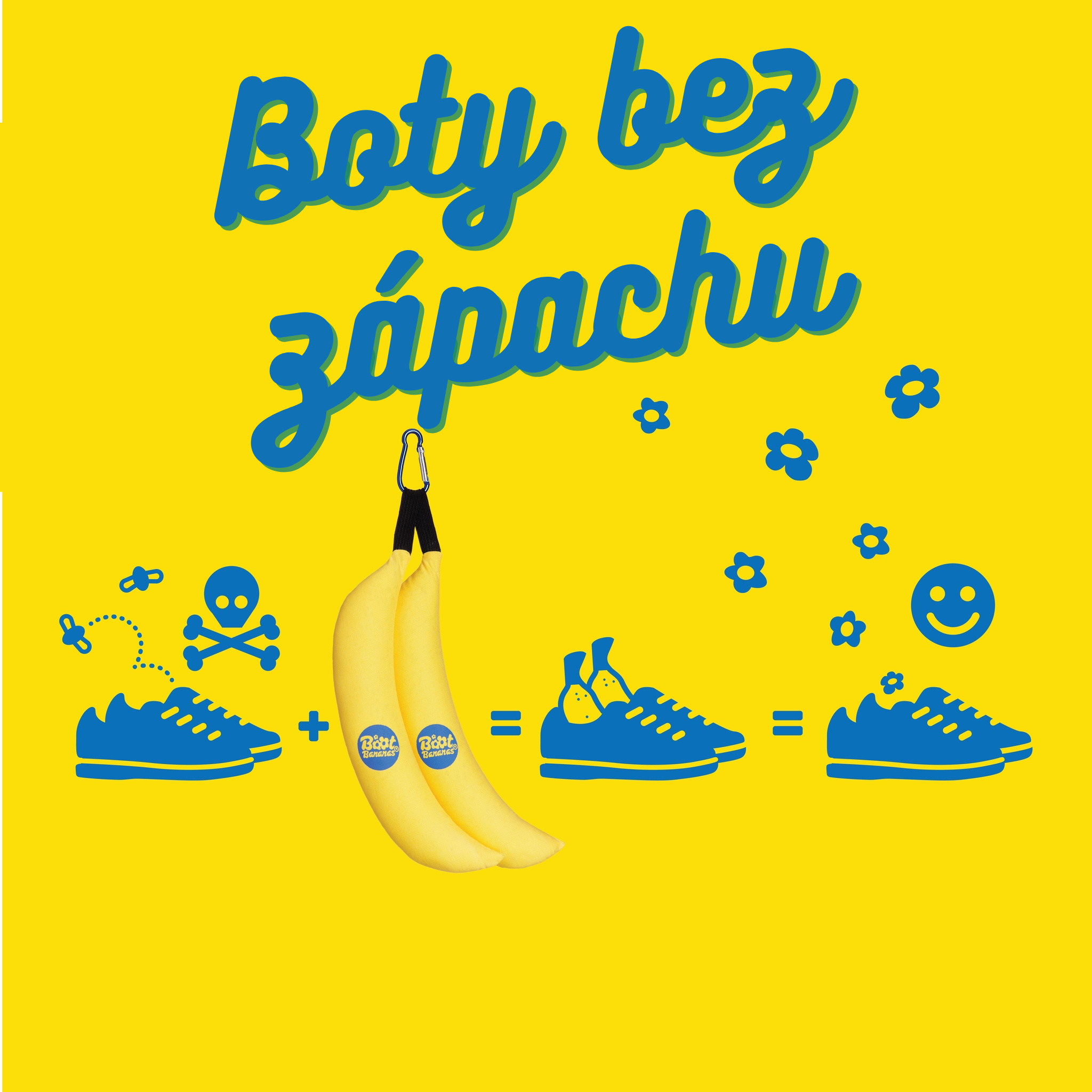 Boty bez zápachu s Boot Bananas