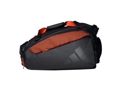 adidas multigame black orange padel bag bok zijpadel.jpeg