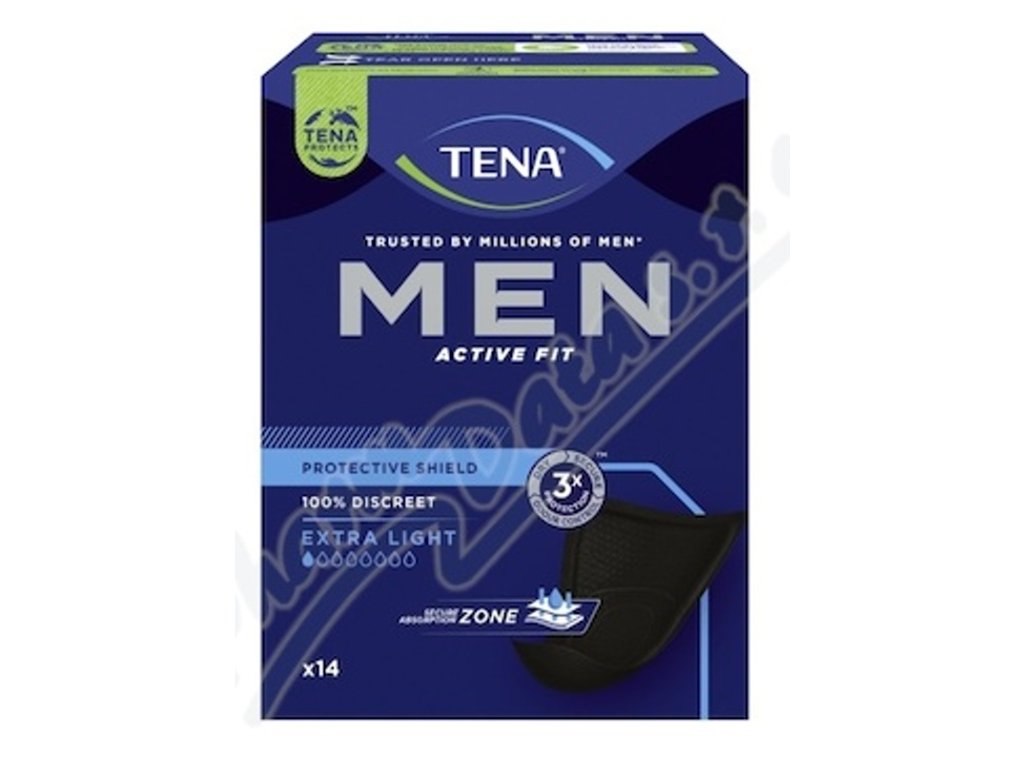 Inkontinenční vložky pro muže, TENA Men Level 0, Protective Shield, 14ks