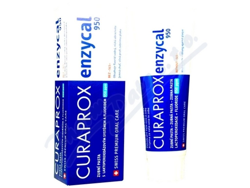 Zubní pasta - CURAPROX Enzycal 950ppm, Curaden, 75ml - Žijte kvalitně -  zdravotní pomůcky nejen pro seniory